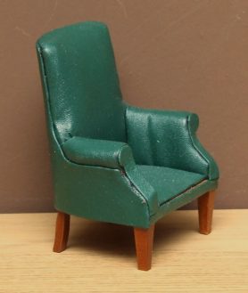 Dolls house leather chair